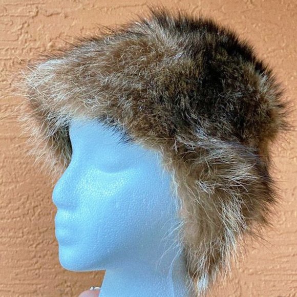 Vintage Raccoon Fur Bucket Hat main image 6